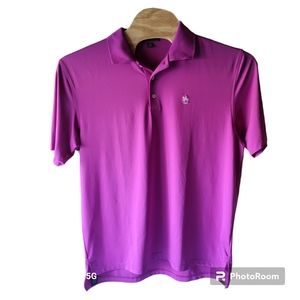 Peter Millar Summer Comfort Mens Golf Polo Logo 1961 Polo Horse Purple Size XL